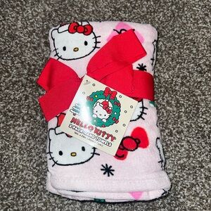 hello kitty christmas hand towels 2 pack